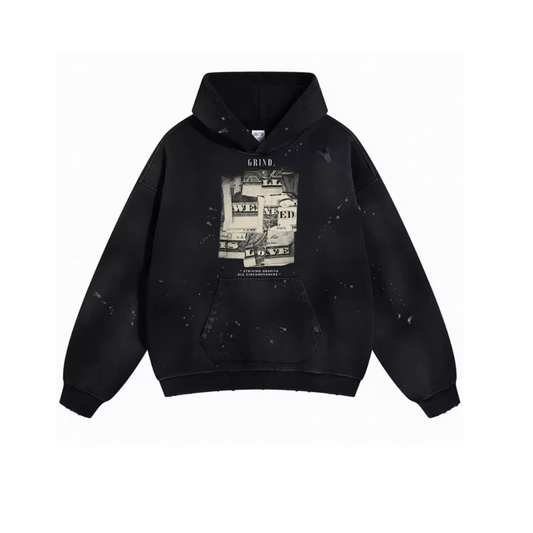 Distressed Stars Hoodie