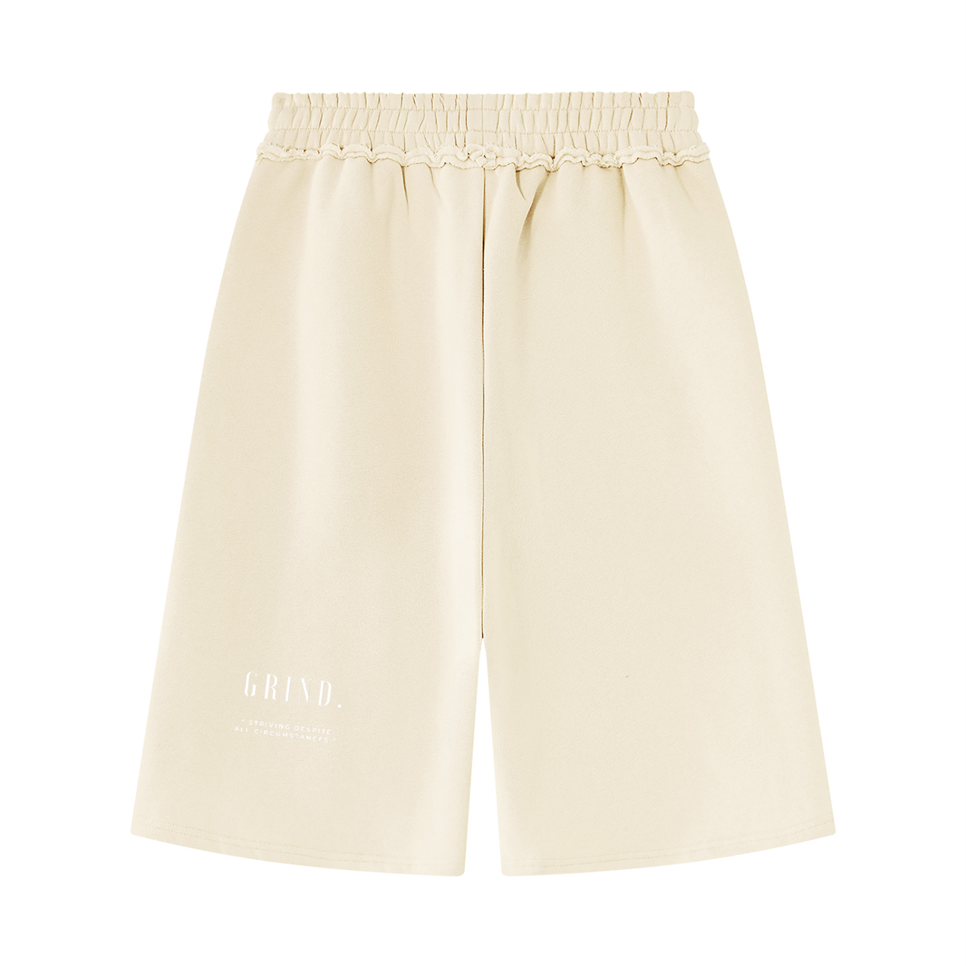 Unisex Raw Edge Fleece Shorts