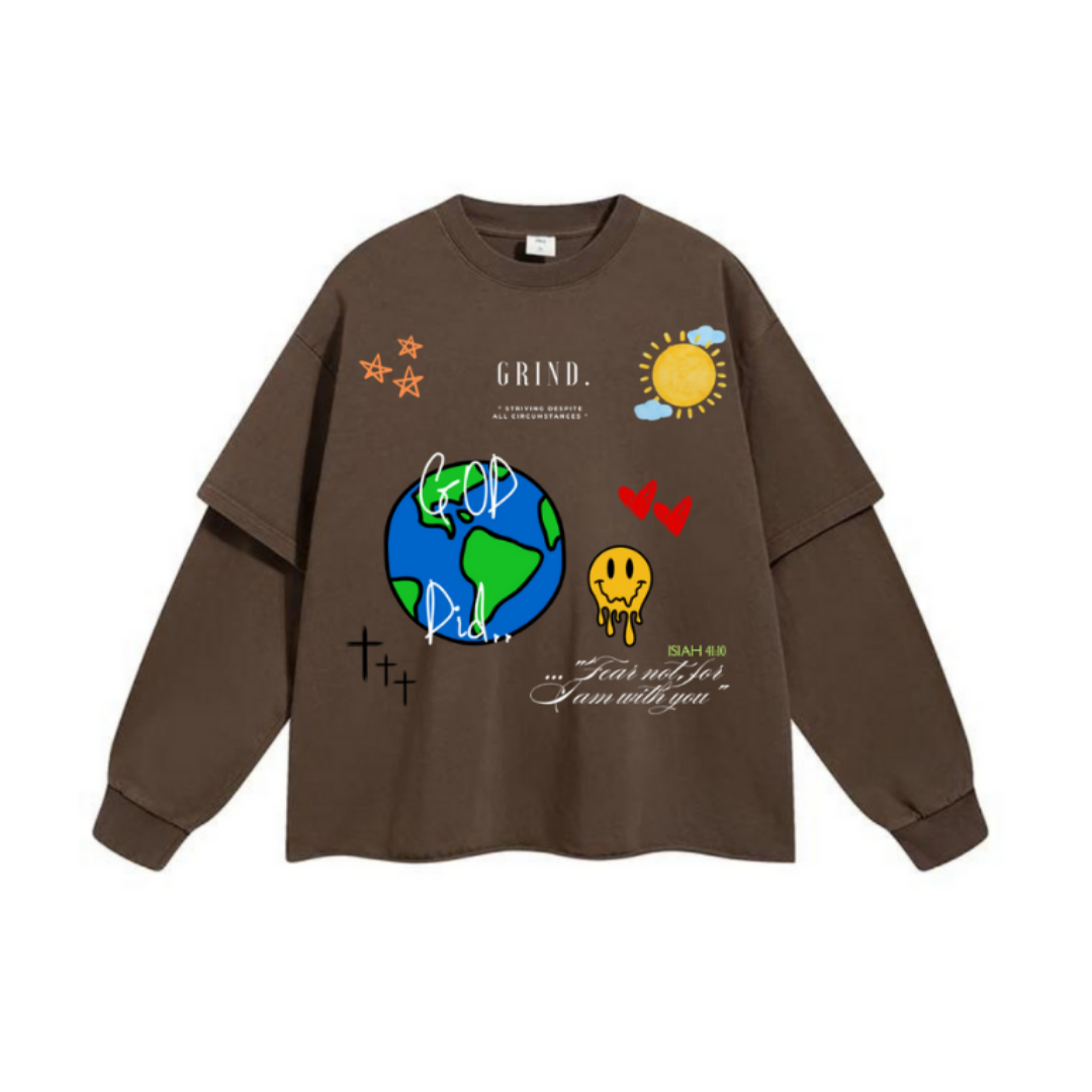 God Did.. 2 for 1 Long-sleeve T-Shirt