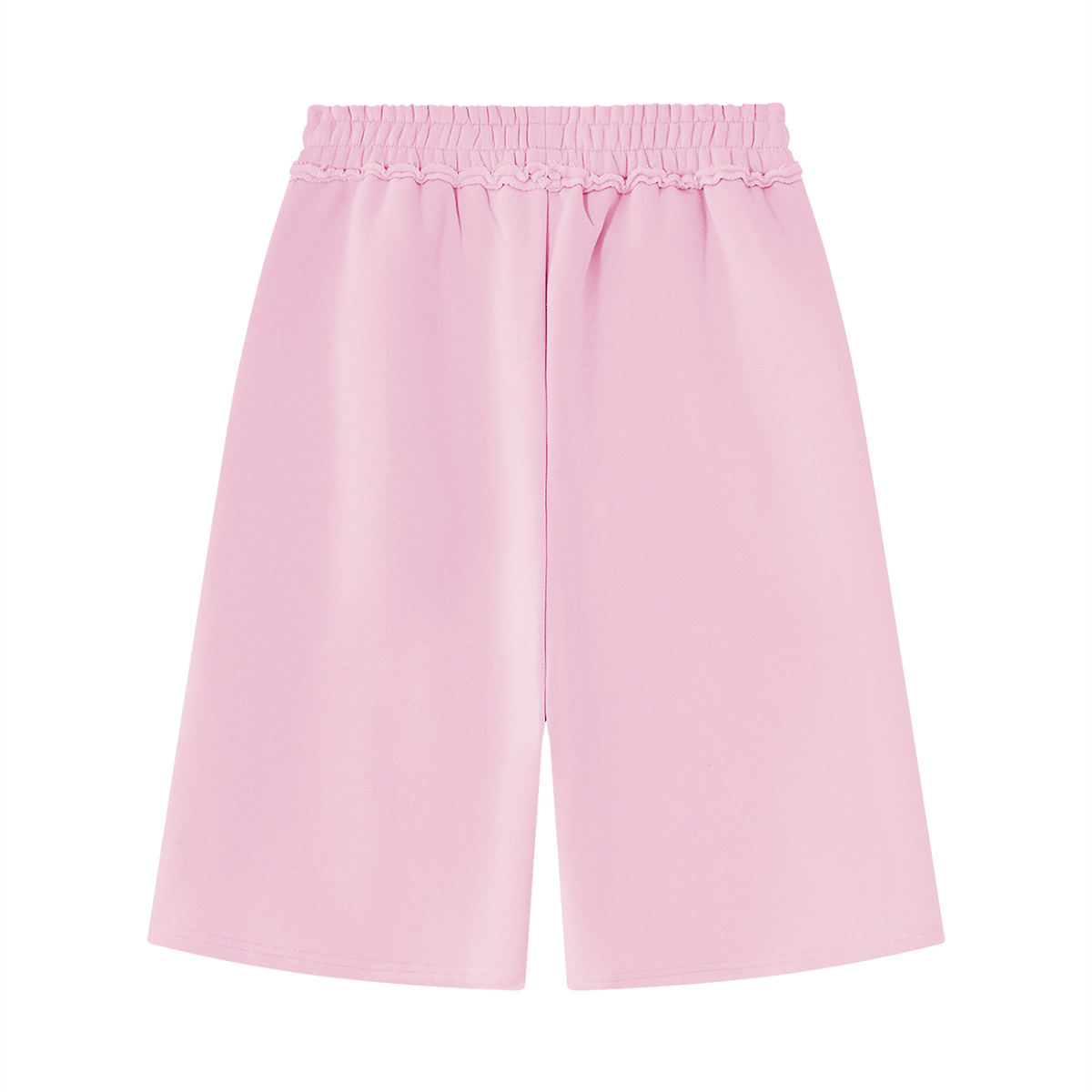 Unisex Raw Edge Fleece Shorts