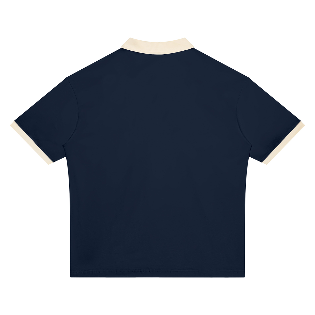 Unisex Color Block Polo Shirt