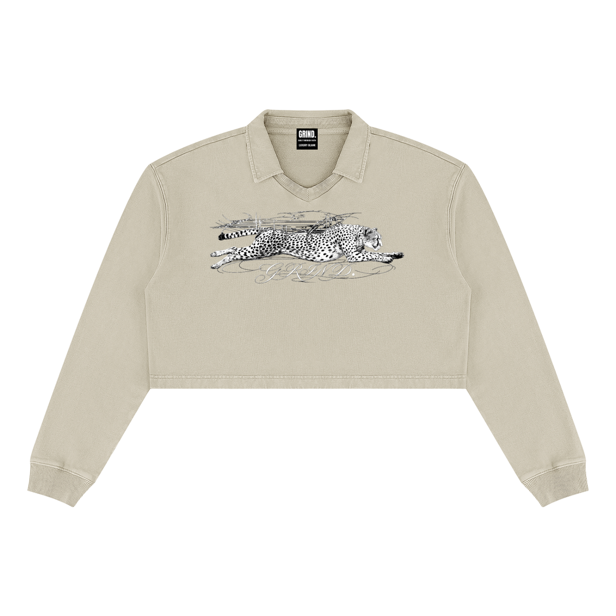 Women’s Vintage Wash Crop Sweatshirt
