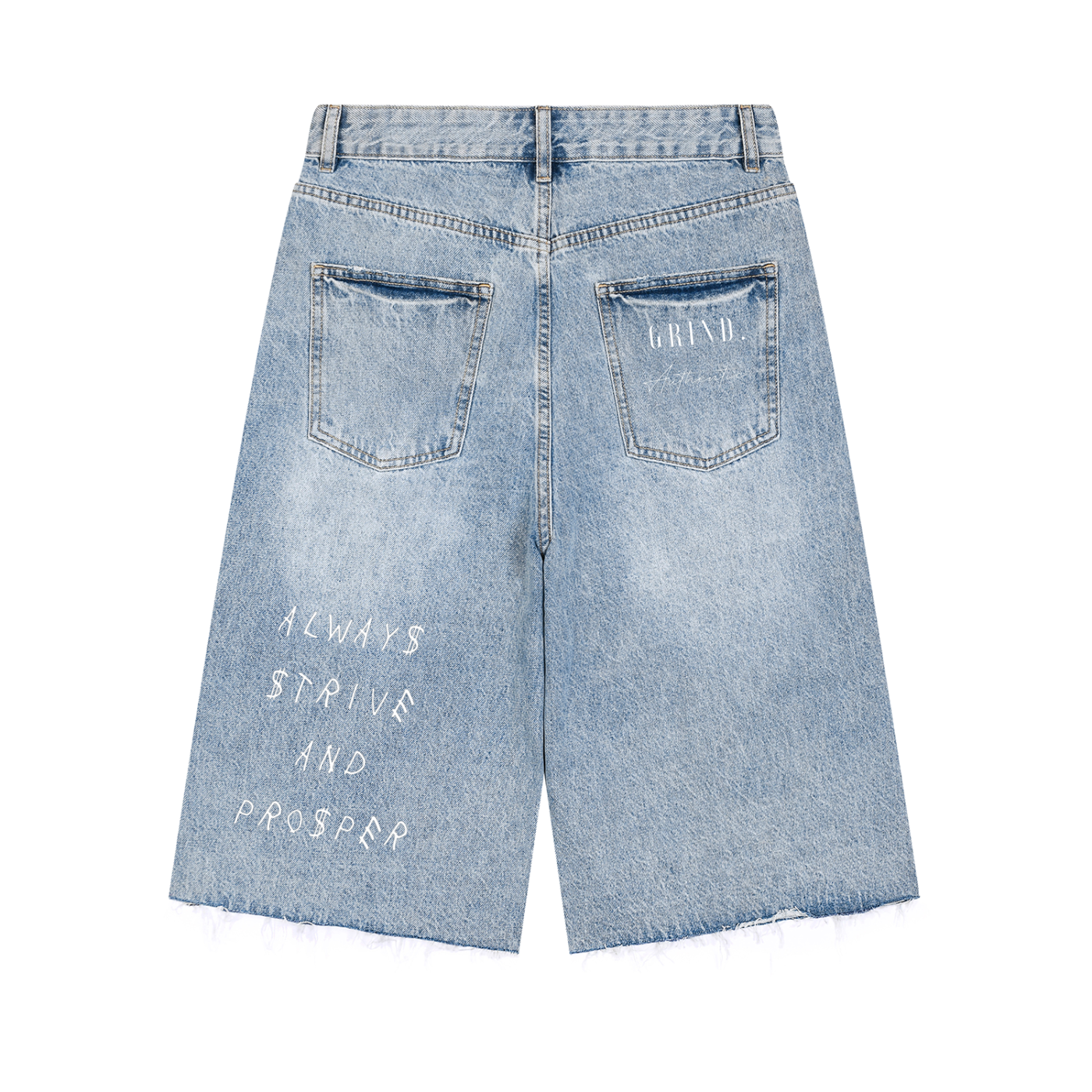 Men’s Vintage Wide Leg Denim Shorts