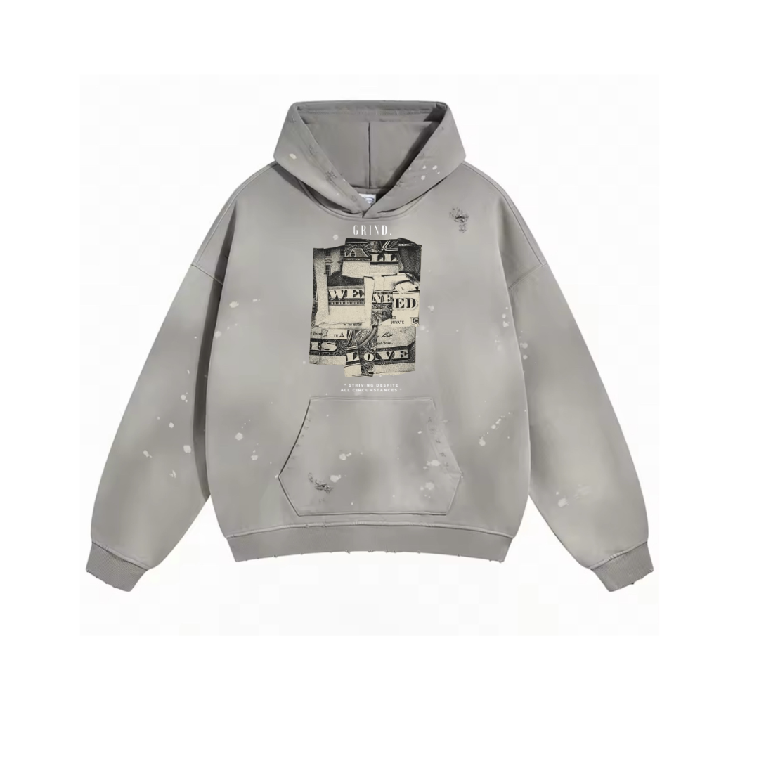 Distressed Stars Hoodie