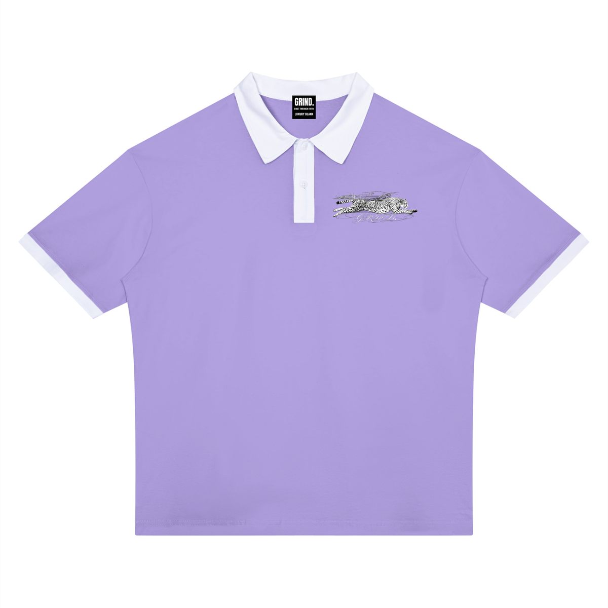 Unisex Color Block Polo Shirt