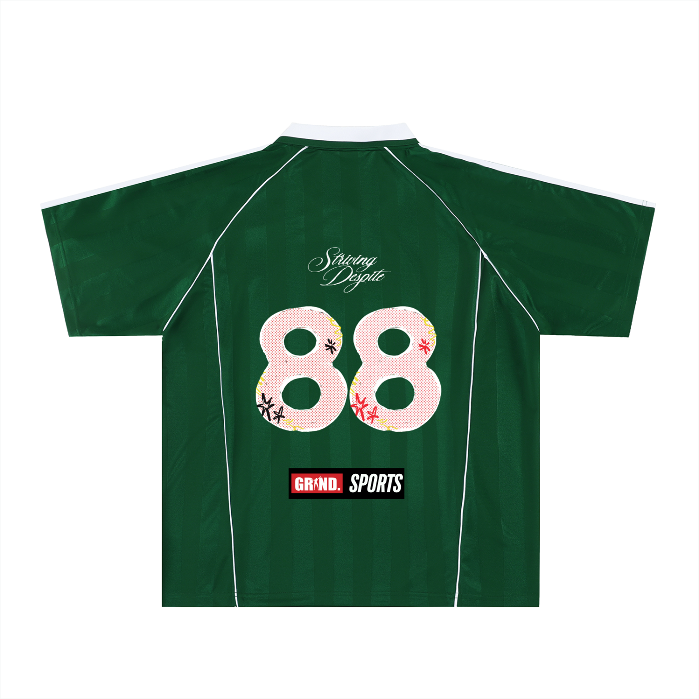 Shadow Stripe Collared Soccer Jersey