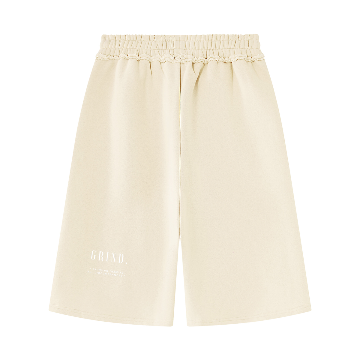 Unisex Raw Edge Fleece Shorts