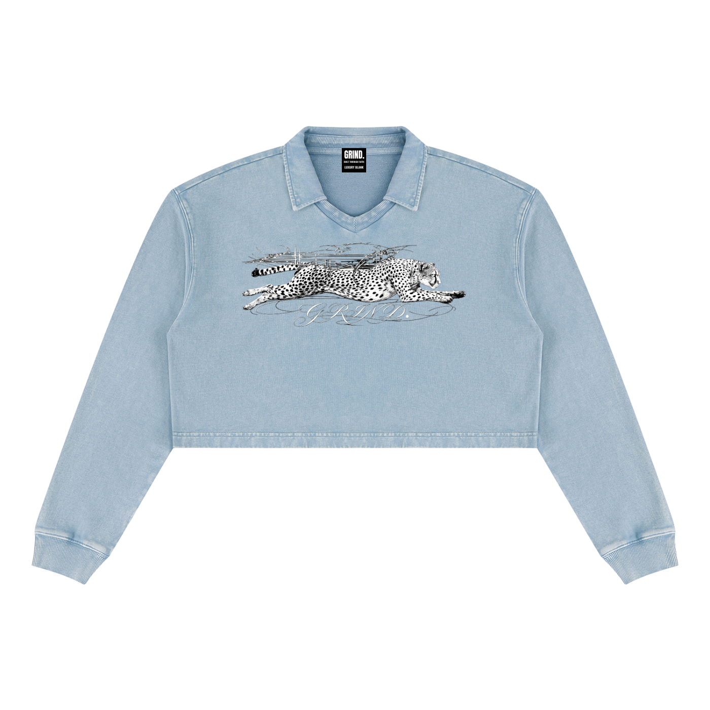 Women’s Vintage Wash Crop Sweatshirt