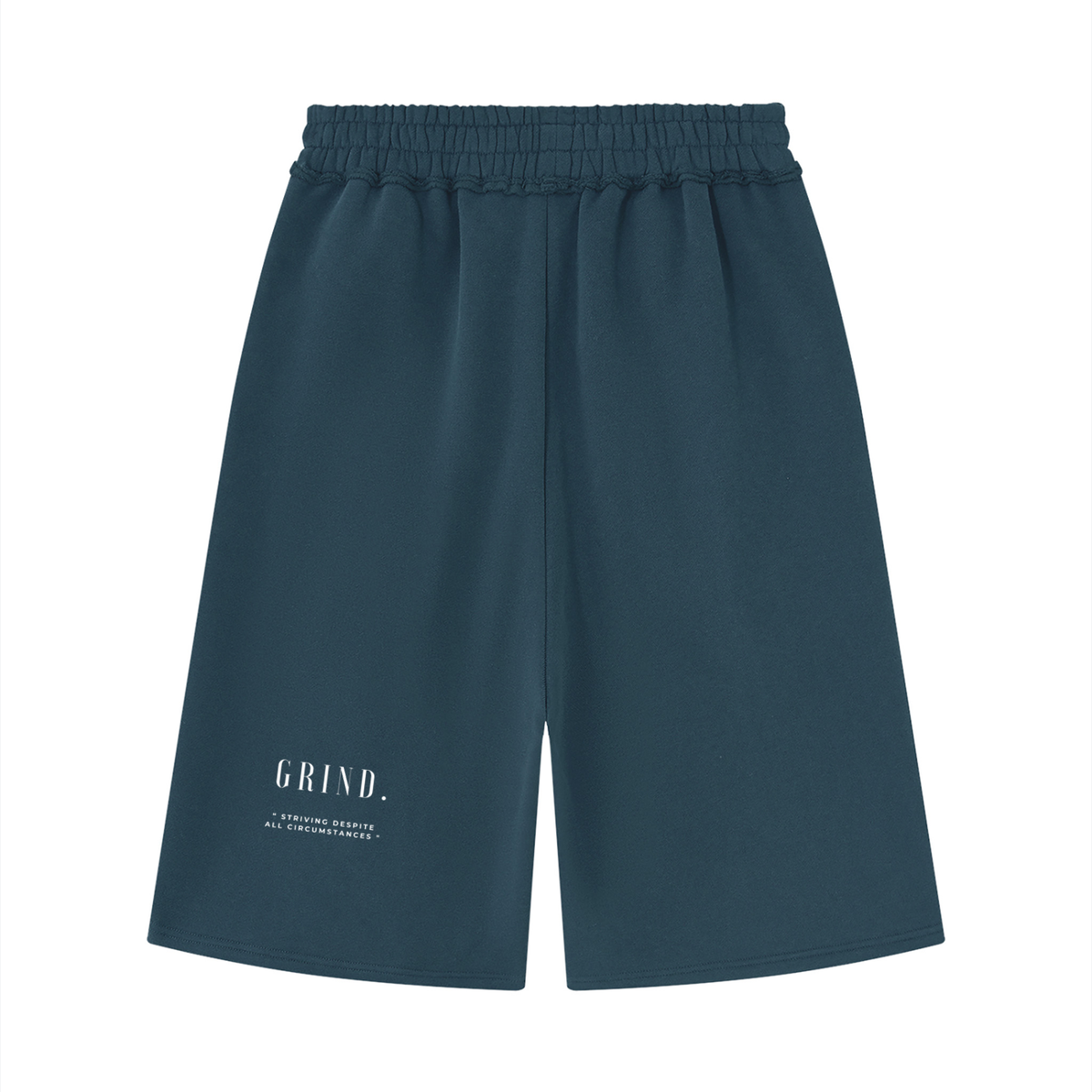 Unisex Raw Edge Fleece Shorts