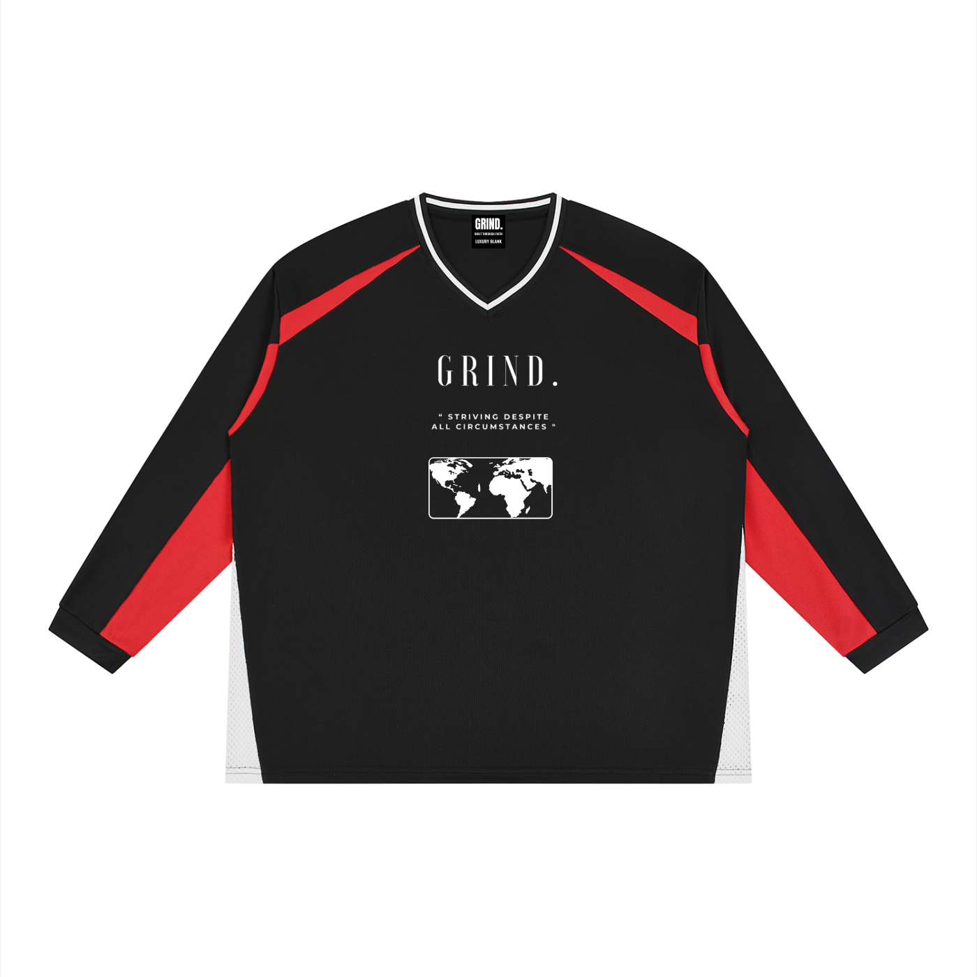 Unisex Color Block Long Sleeve Jersey