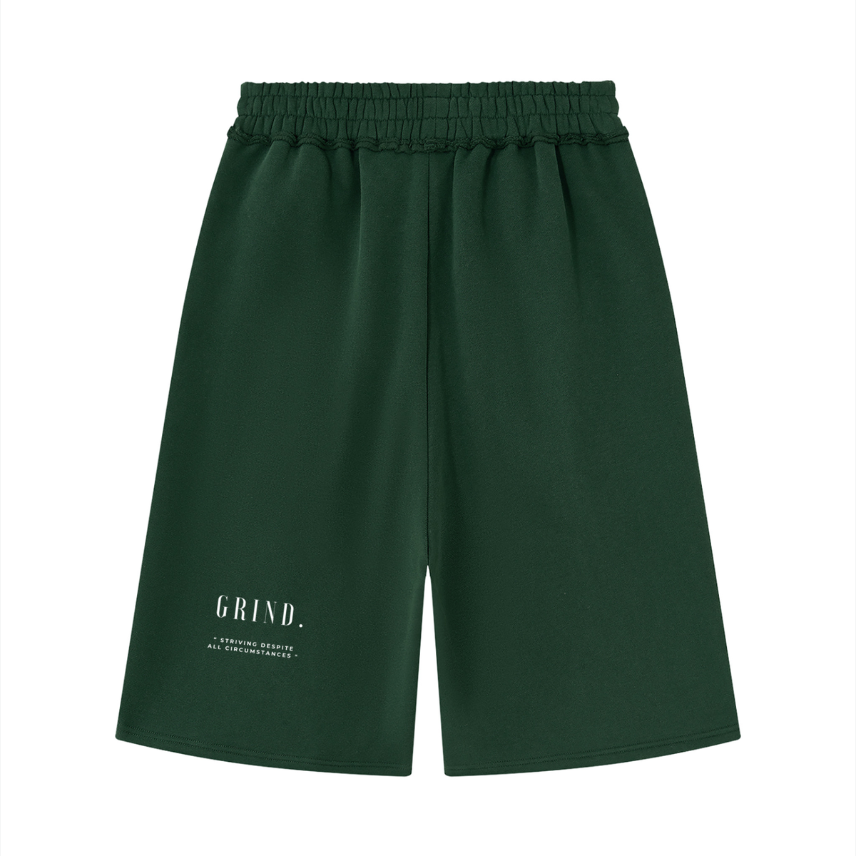 Unisex Raw Edge Fleece Shorts