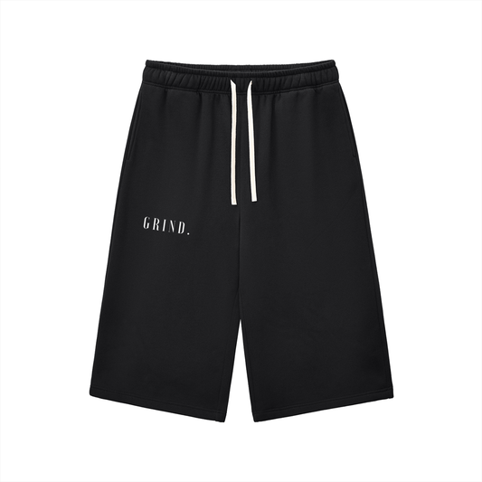 Relaxed Drawstring Three-quarter Sweatpants