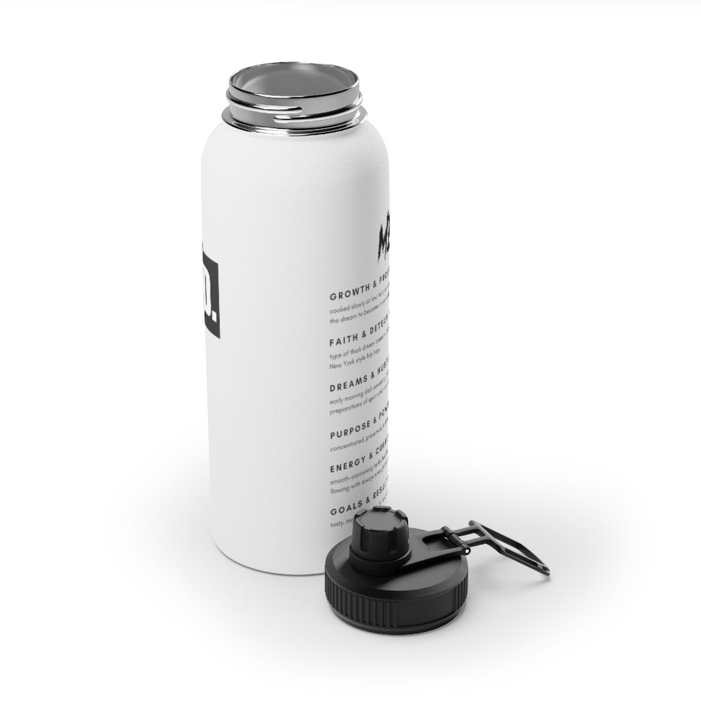 Stainless Steel Water Bottle, Sports Lid