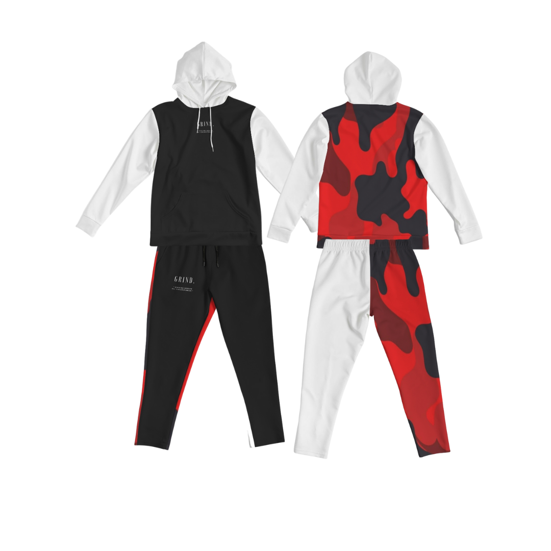 Red Camouflage Tracksuit